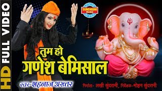 Tum Ho Ganesh Bemishal  तुम हो गणेश बेमिसाल  Singer  Shahnaz Akhtar  Video Song  Lord Ganesh [upl. by Herminia]