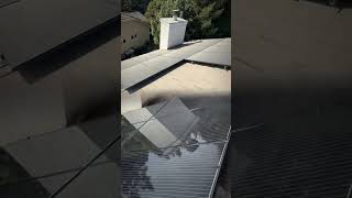 Before and after Solar Panel Cleaning [upl. by Bovill]