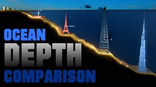 Ocean DEPTH Comparison 🌊 3D Animation [upl. by Cris]