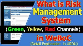 What is WeBoc Risk Management System RMS Green Yellow Red Channels in WeBoc System [upl. by Lasorella]