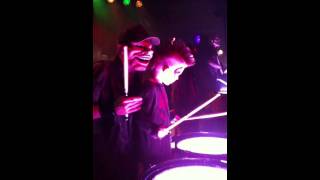 Little Rock Star Playing Water Drums w Mushroomhead [upl. by Ita31]