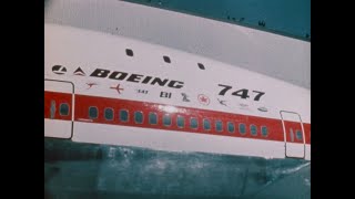 Braniff First Boeing 747 Rollout Ceremony Paine Field Everett Washington Film September 30 1968 [upl. by Lisle]