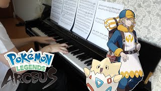 Volos Battle theme  Piano【Pokemon Legends Arceus】 [upl. by Akinak]