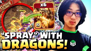 Synthé’s REPLACEMENT goes CRAZY with Super Dragons into 2 SWEEPERS Clash of Clans [upl. by Noelle]