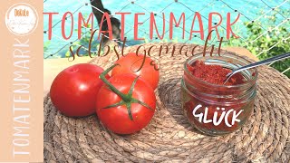 Tomatenmark selbst hergestellt  einfach gesund lecker ohne Zusätze  Thermomix [upl. by Yadahs596]