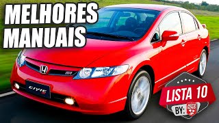 10 MELHORES CARROS COM CÂMBIO MANUAL À VENDA [upl. by Arlin]