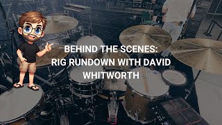 Behind the Scenes Rig Rundown with David Whitworth Playback and Automation while Playing Drums [upl. by Ronoel]