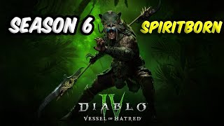 Diablo 4 Vessel of Hatred  Crushing Hand Spiritborn Mythic Variant Endgame Build [upl. by Kirven364]