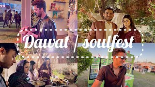 Minal appi k ghar dawat 😍  Soulfest Food festival [upl. by Adneram]