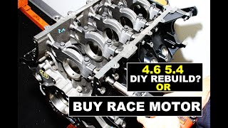 THINK DIY Rebuild or Buy Race Ready Modular Motor  4654 sohc [upl. by Dolores]