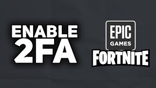 How To Enable 2FA on Fortnite PCXboxPSSwitch  2023 Easy [upl. by Guidotti]