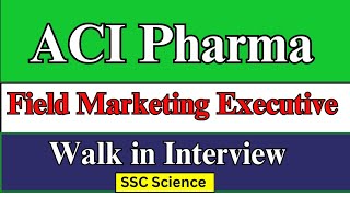 ACI pharmaceuticals job circular [upl. by Allx]