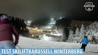 Test Skiliftkarussell Winterberg Reportage [upl. by Naujahs875]