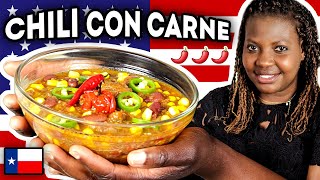 LA recette du CHILI CON CARNE 🇺🇸 un CLASSIQUE de la CUISINE TEXANE [upl. by Danice]