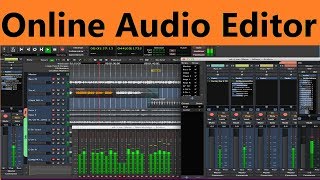 How to Edit Audio File Online  Without any Software  Editing Website [upl. by Llenyaj]