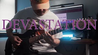 BeartoothDevastation Live Guitar CoverJam beartooth metal [upl. by Walworth]