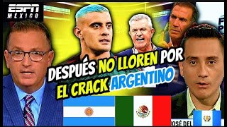 🔥🇲🇽🇦🇷 “QUITAR a BERTERAME fue un ERROR” – Argentino en TV MEXICO opina sobre la SELECCIÓN MEXICANA [upl. by Ramma839]