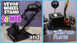 Shifter Mount Detailed ModPlans for Under 2  Vevor Sim Wheel Stand Short Review [upl. by Holcomb]