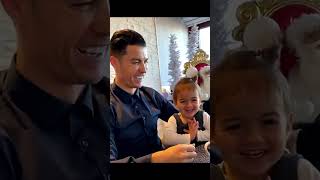 OMG Ronaldo Kiss his daughter viralvideo football trending confidence [upl. by Filahk]