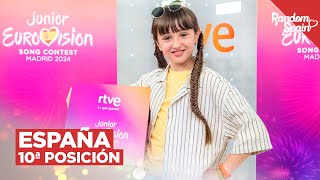 ¡España Actuará 10ª en Eurovision Junior 2024 [upl. by Kirstyn365]