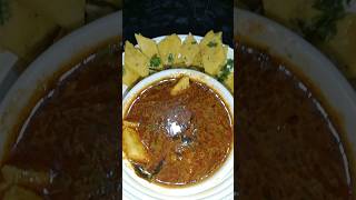 झणझणीत पट्वडी रस्सा  patwadi rassa shortsfeed food cooking recipe [upl. by Annazor]