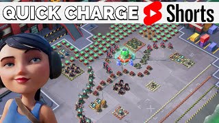 ZOOKA solo on QUICK CHARGE  BOOM BEACH best attacks gameplay strategy amp animation [upl. by Schwab]