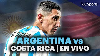 EN VIVO 🔴 ARGENTINA vs COSTA RICA  Amistoso fecha FIFA ⚽ ¡Juega la SCALONETA por TyC SPORTS [upl. by Yenetruoc]