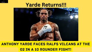 Yarde Returns   Anthony Yarde vs Ralfs Vilcans Thoughts amp Prediction  🥊🎙🥊🎙 [upl. by Eiramrebma]