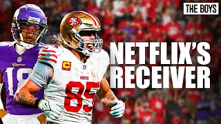 George Kittle Talks About Being On Netflixs quotReceiverquot [upl. by Nyvek]