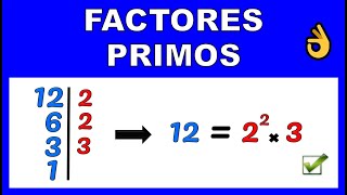 DESCOMPONER EN FACTORES PRIMOS [upl. by Arrac]