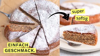 Omas saftiger Mohnkuchen einfacher Mohnkuchen ohne Mehl [upl. by Eryn]