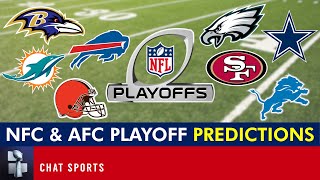 NFL Playoff Picture  Predictions For NFC amp AFC Division Standings amp Wild Card Race Entering Week 18 [upl. by Wini]