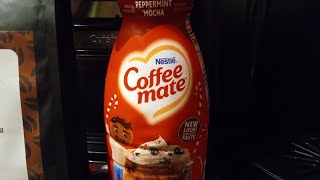 Nestle CoffeeMate Peppermint Mocha Coffee Creamer [upl. by Marylin]