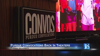 Purdue Convocations back in the theater reveals lineup [upl. by Banks343]