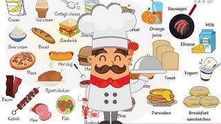 Learn 100 Common Foods in English in 15 Minutes  Food Vocabulary [upl. by Hodges]