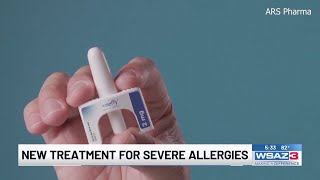 FDA approves first nasal spray for treatment of anaphylaxis [upl. by Aldora72]