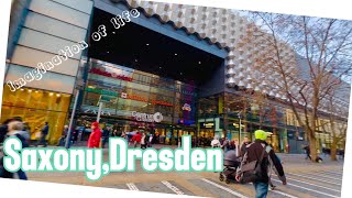 Germany 🇩🇪 saxony  Dresden a beautiful city of sachsen and its shopping centre in main city centre [upl. by Ahsekar]