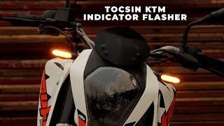 Plug amp Play Indicator Flasher For All KTM bikes [upl. by Adnert183]