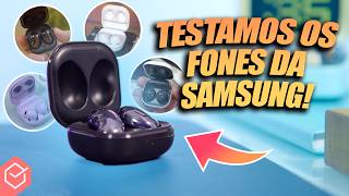 Qual MELHOR FONE de OUVIDO SAMSUNG para comprar EM 2024  Buds Live Buds FE Buds 2 e Buds 2 PRO [upl. by Holtorf643]