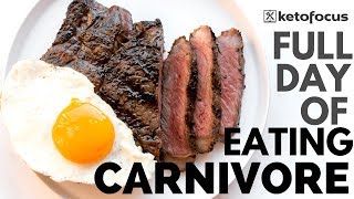 CARNIVORE DIET RECIPES  Full Day of Eating Carnivore Diet  EAT KETO CARNIVORE WITH ME [upl. by Noemad]