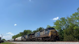 CSX C408W 7764 Leads Manifest M58402 on 6223 [upl. by Jon]