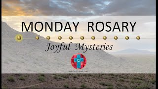 Monday Rosary • Joyful Mysteries of the Rosary 💙 Dawn in the Desert [upl. by Azaria]