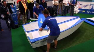 Folding Boat Unfolded in 40 seconds Only with Quickboats [upl. by Colan]