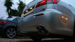 Lexus ISF Hayward amp Scott Exhaust with X Pipe  Warm Start [upl. by Fechter]