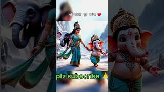 Little Ganesha with his mother jubinnautiyal music tseries song [upl. by Temme773]