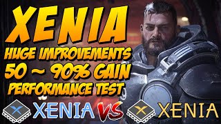 XENIA Huge Performance Gain  Xenia Canary vs Xenia Master  Performance Test in 10 Games [upl. by Rufe]