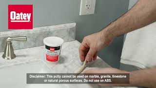 How to Install Oatey Plumbers Putty [upl. by Anastas]