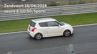 Vrij Rijden Zandvoort 16092024 Sessie 8 1050 Sport Suzuki Swift Sport ZC31S [upl. by Annitsirhc]