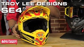 Troy Lee Designs SE4 Carbon Motocross Helmet [upl. by Nandor75]