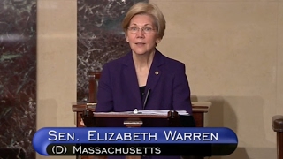 Sen Warren Speaks After Being Silenced Opposes Trumps Tom Price [upl. by Alih413]